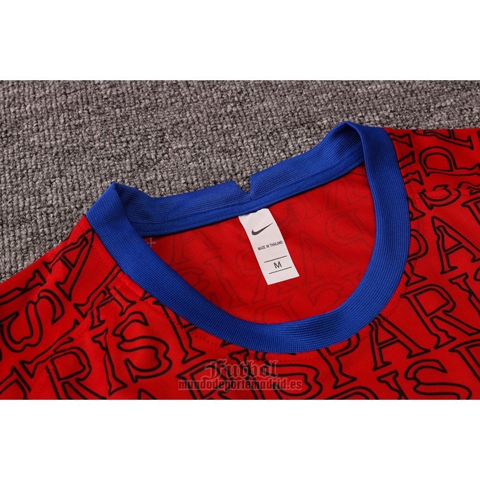 Chandal del Paris Saint-Germain Manga Corta 2020-2021 Rojo